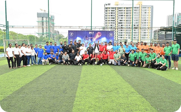 DCT team at a company sports day