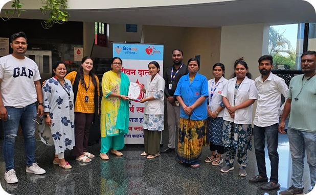 DCT team at a blood donation drive
