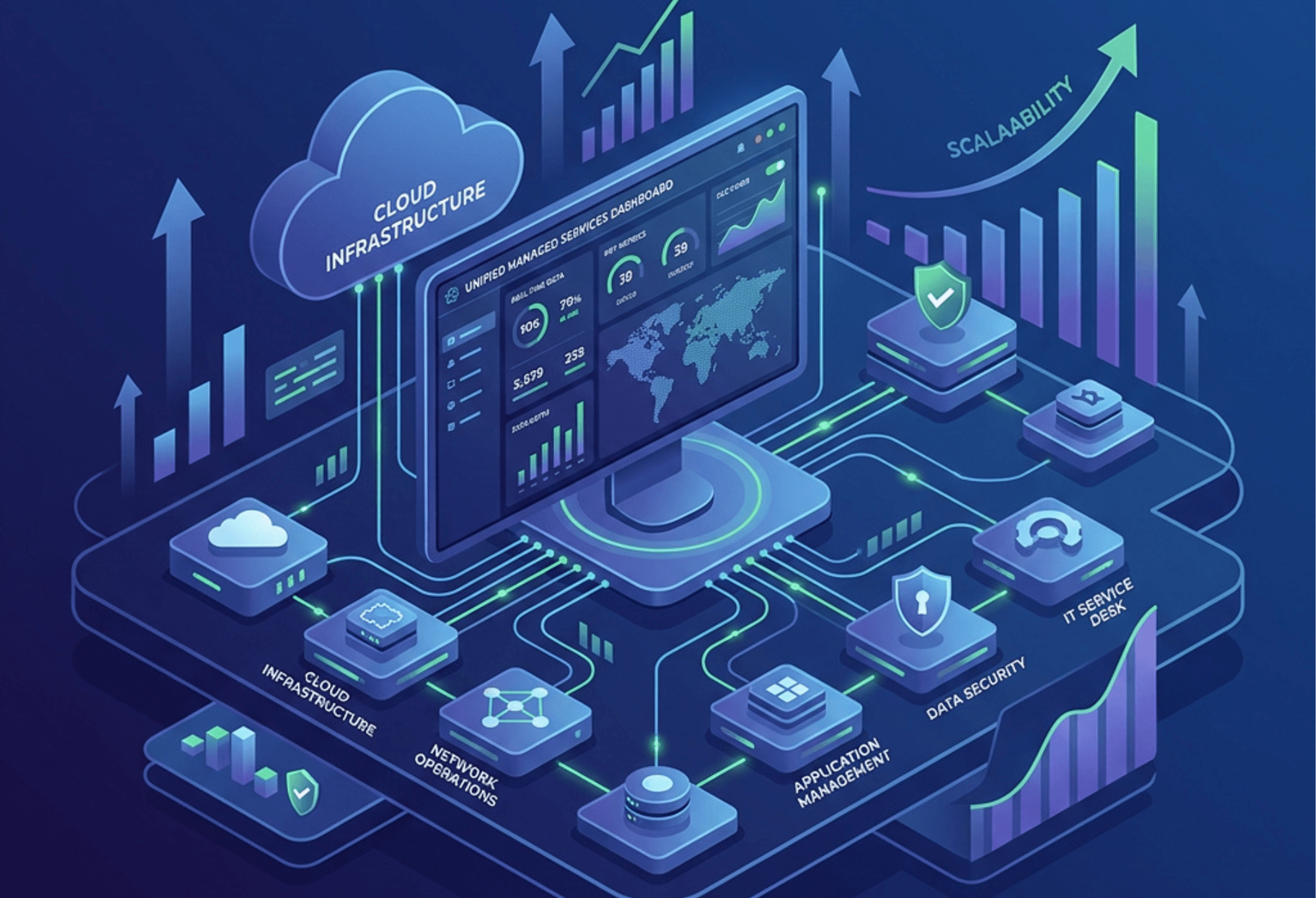 Maximizing Efficiency and Scalability with DCT IT Services' Global Managed Services