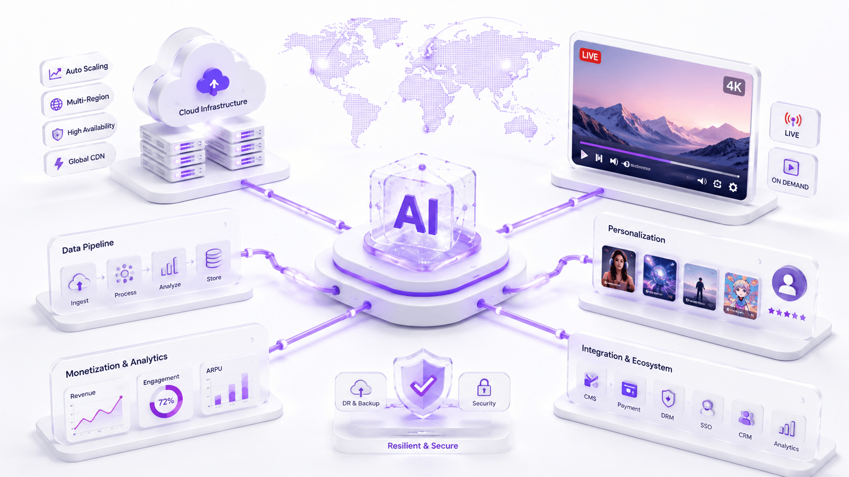 Media & Entertainment - Streaming visual